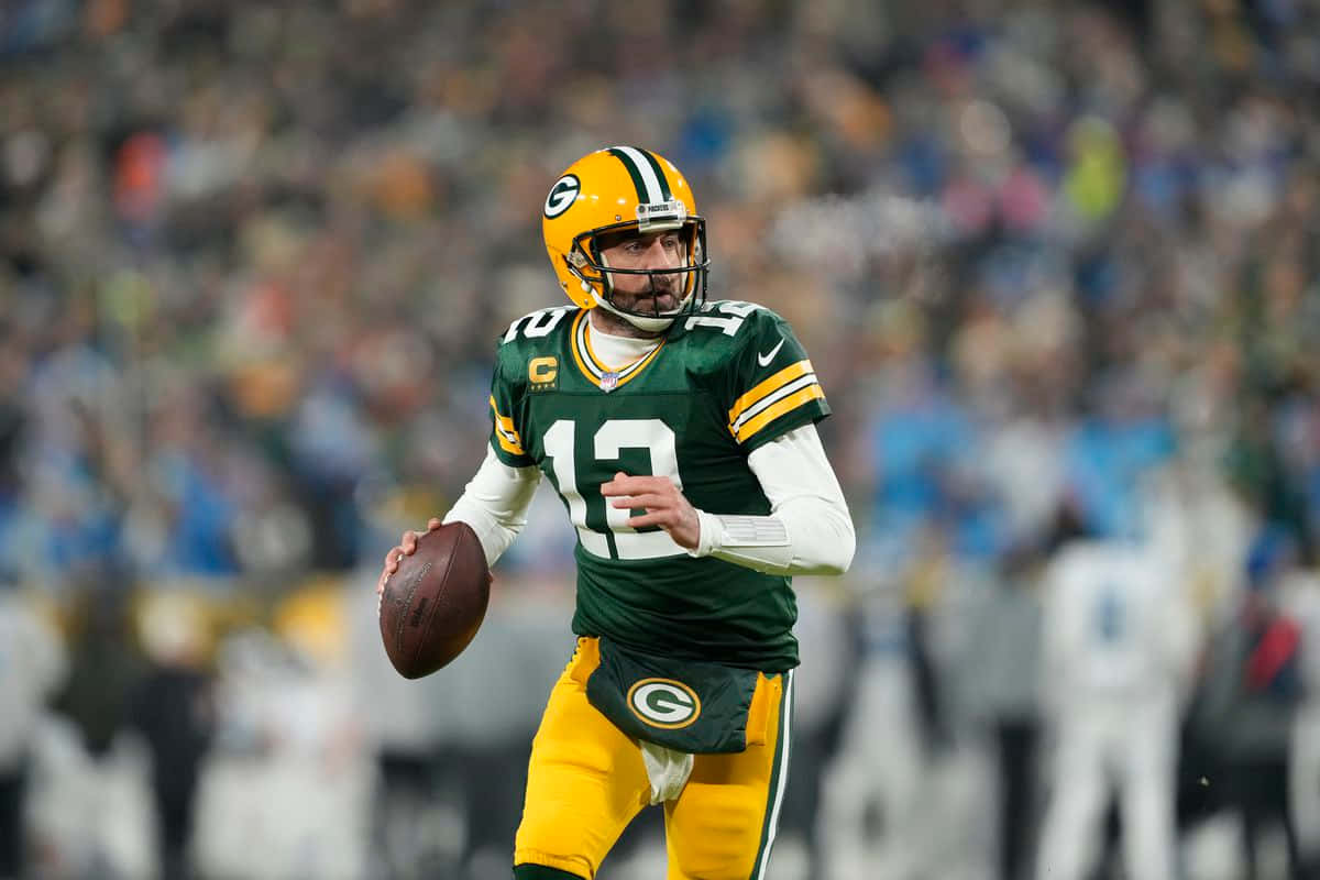 Green Bay Packers quarterback Aaron Rodgers throws a pass.