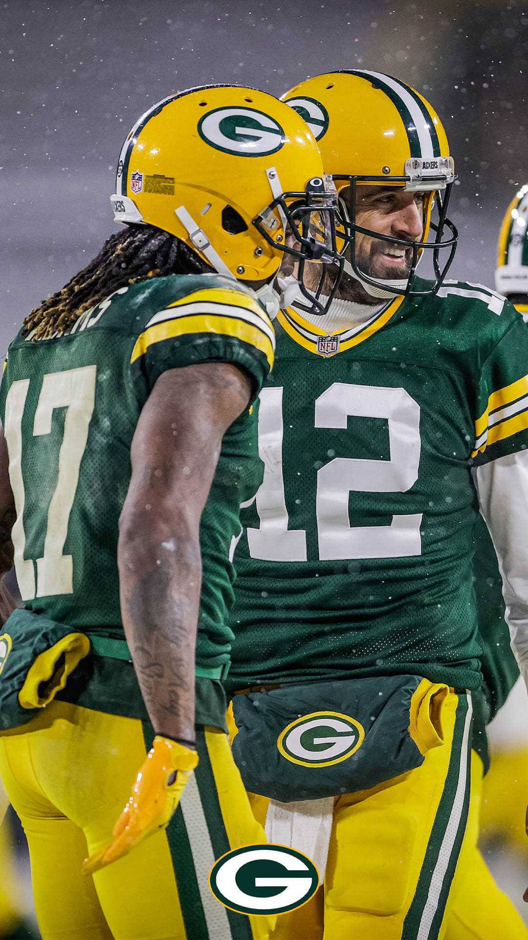 Aaron Rodgers With Davante Adams Picture
