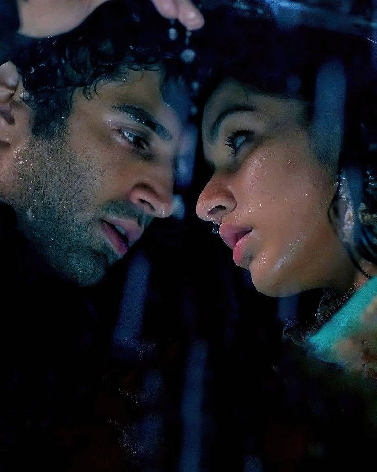 Download Aashiqui 2 Arohi And Rahul Soaked Face Wallpaper 