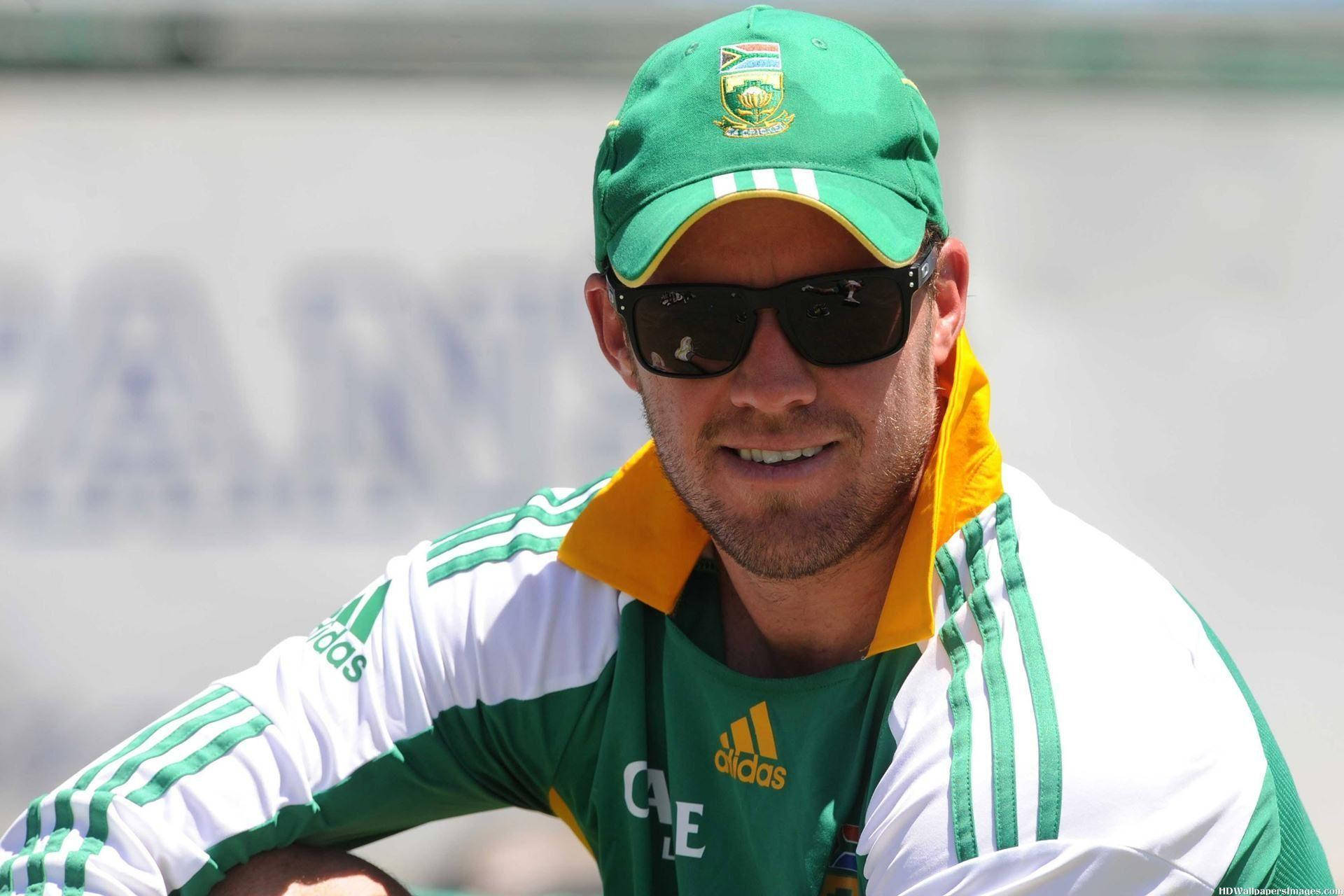 "Cricket Maestro Ab De Villiers Flaunting His Style With Black Sunglasses" Wallpaper