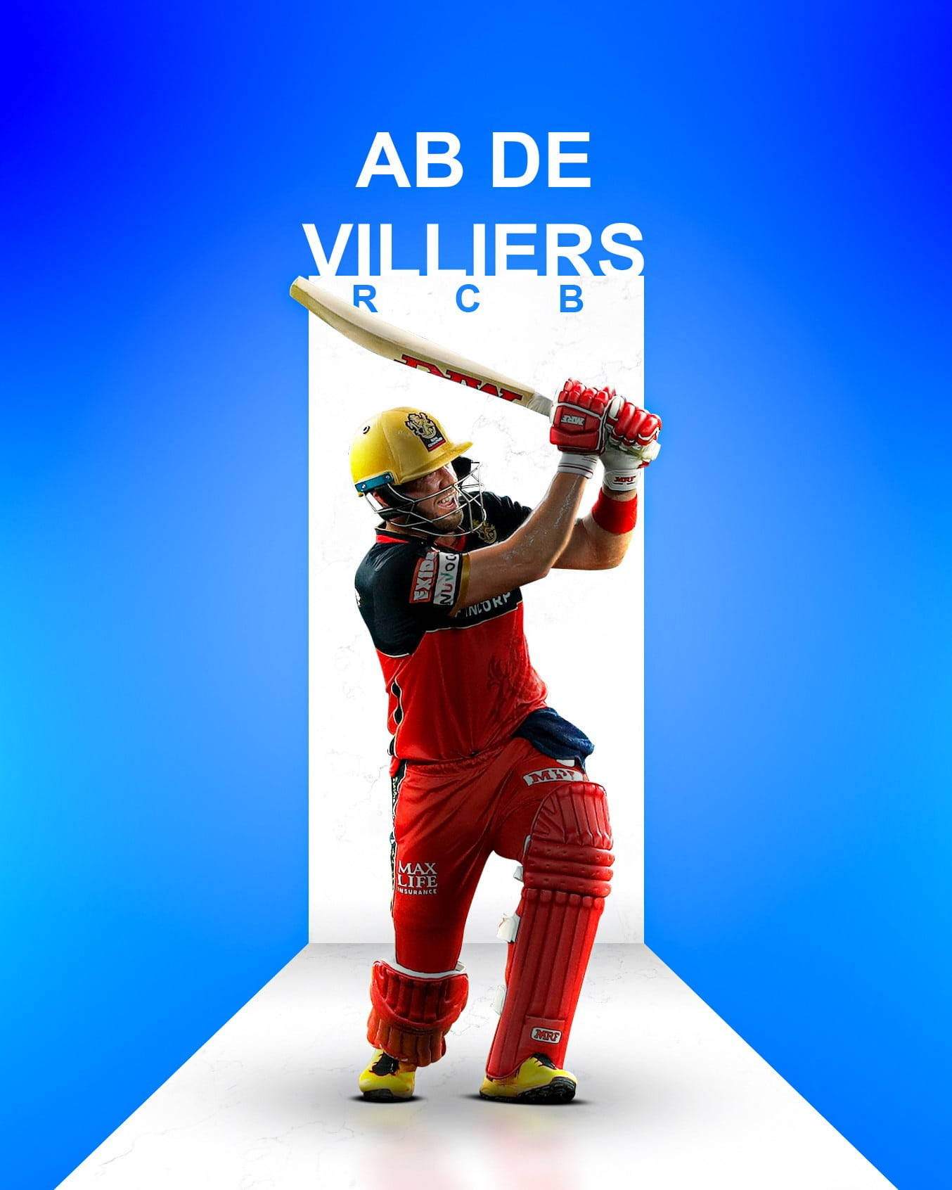 Ab De Villiers Rcb Captain Cricketer Wallpaper