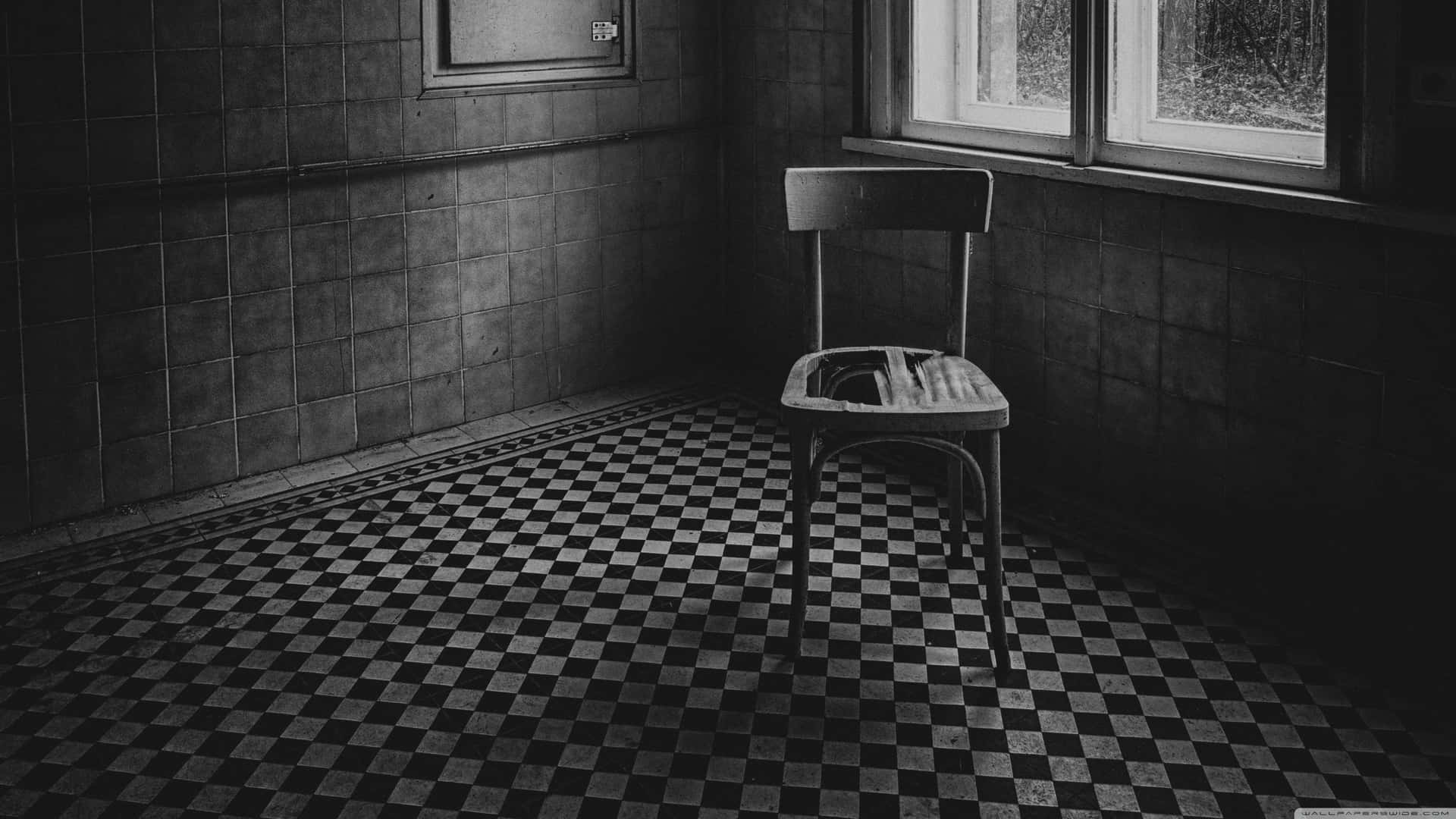 Abandoned And Forgotten Chair Wallpaper