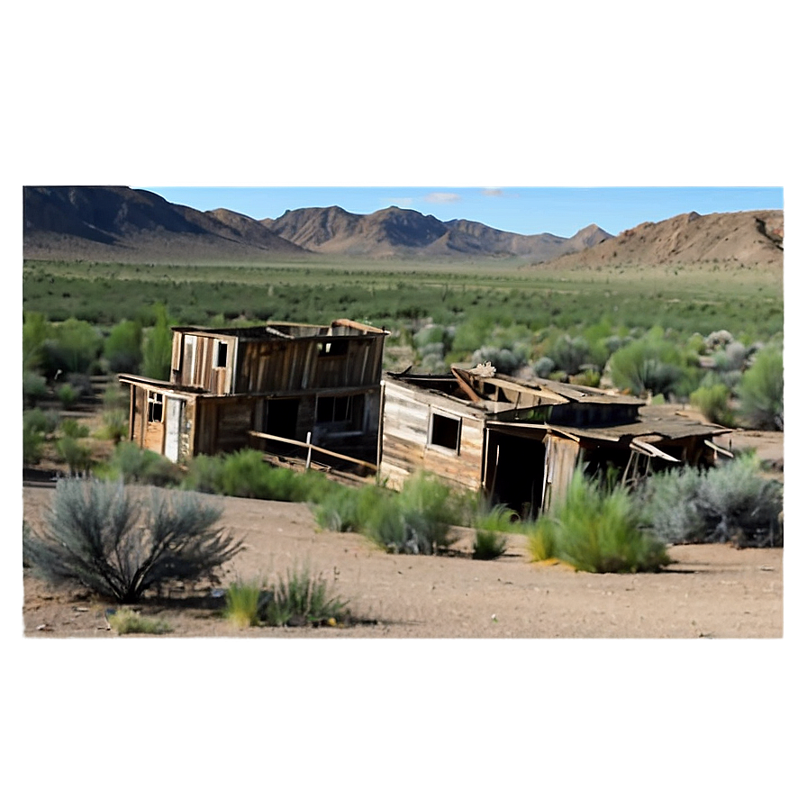 Download Abandoned Ghost Town Land Png Eec | Wallpapers.com