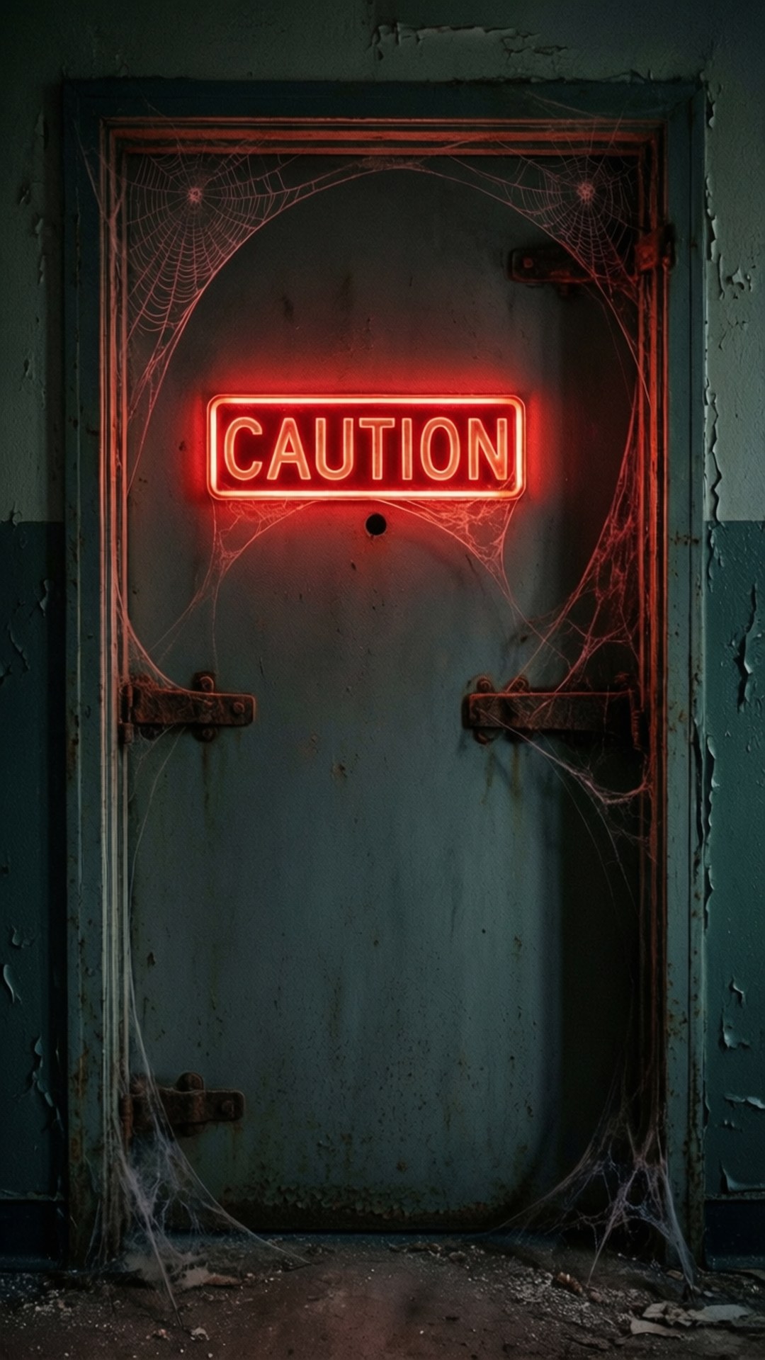 Abandoned Lab Warning Bakgrunner