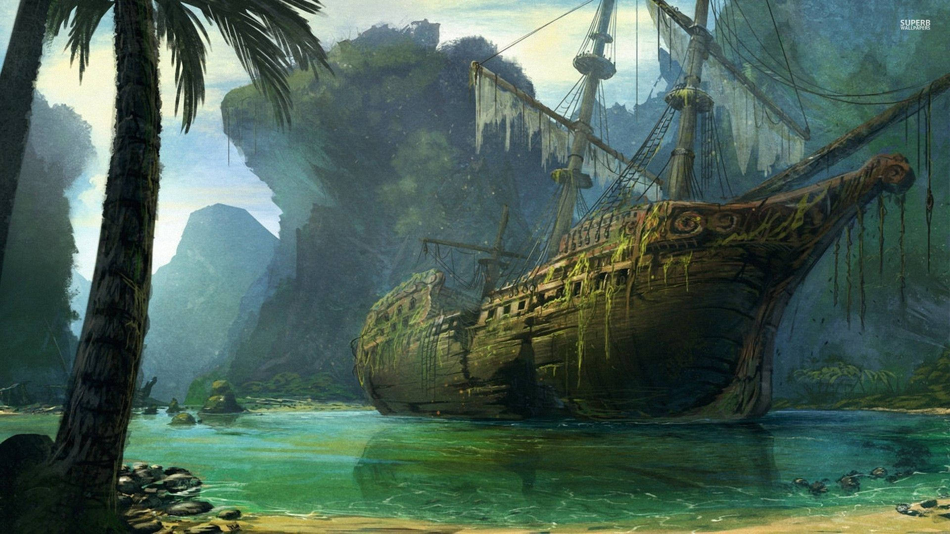 Abandoned Pirate Ship