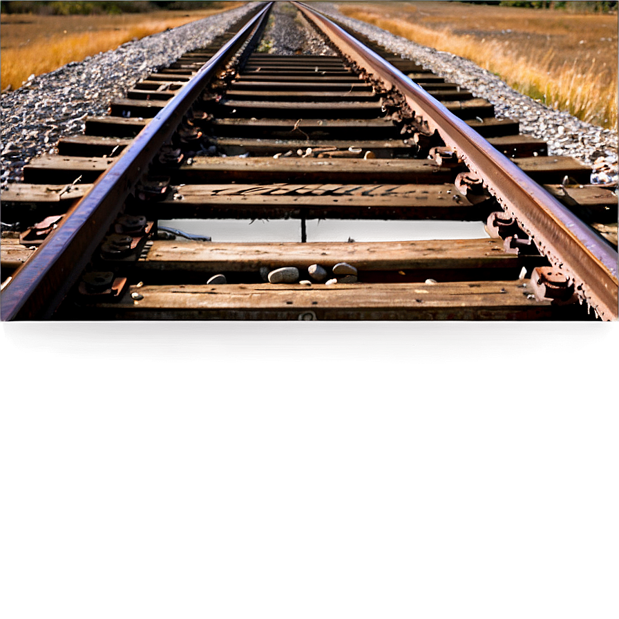 Abandoned Railroad Track Png Eie PNG