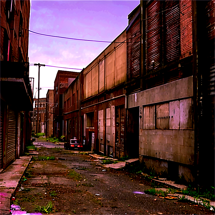 Abandoned Street Alley Png Kcv PNG