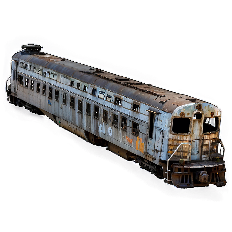 Abandoned Train Wreck Png Fap PNG