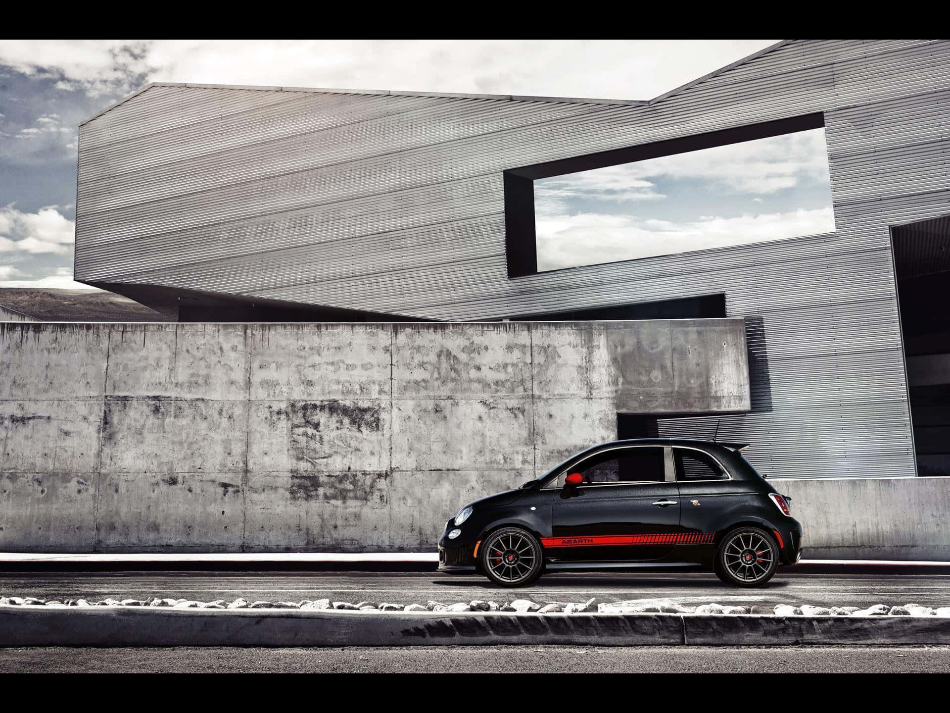 Abarth Racing Red - Unleash the Beast Within Wallpaper