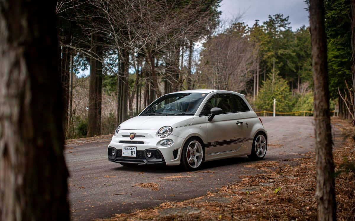 Abarth 595 - A Fusion Of Power And Style Wallpaper