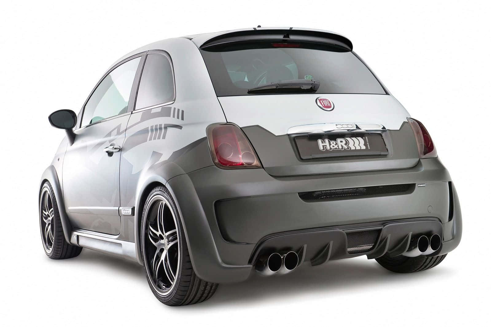 Abarth 595 - The Epitome Of Speed And Style Wallpaper