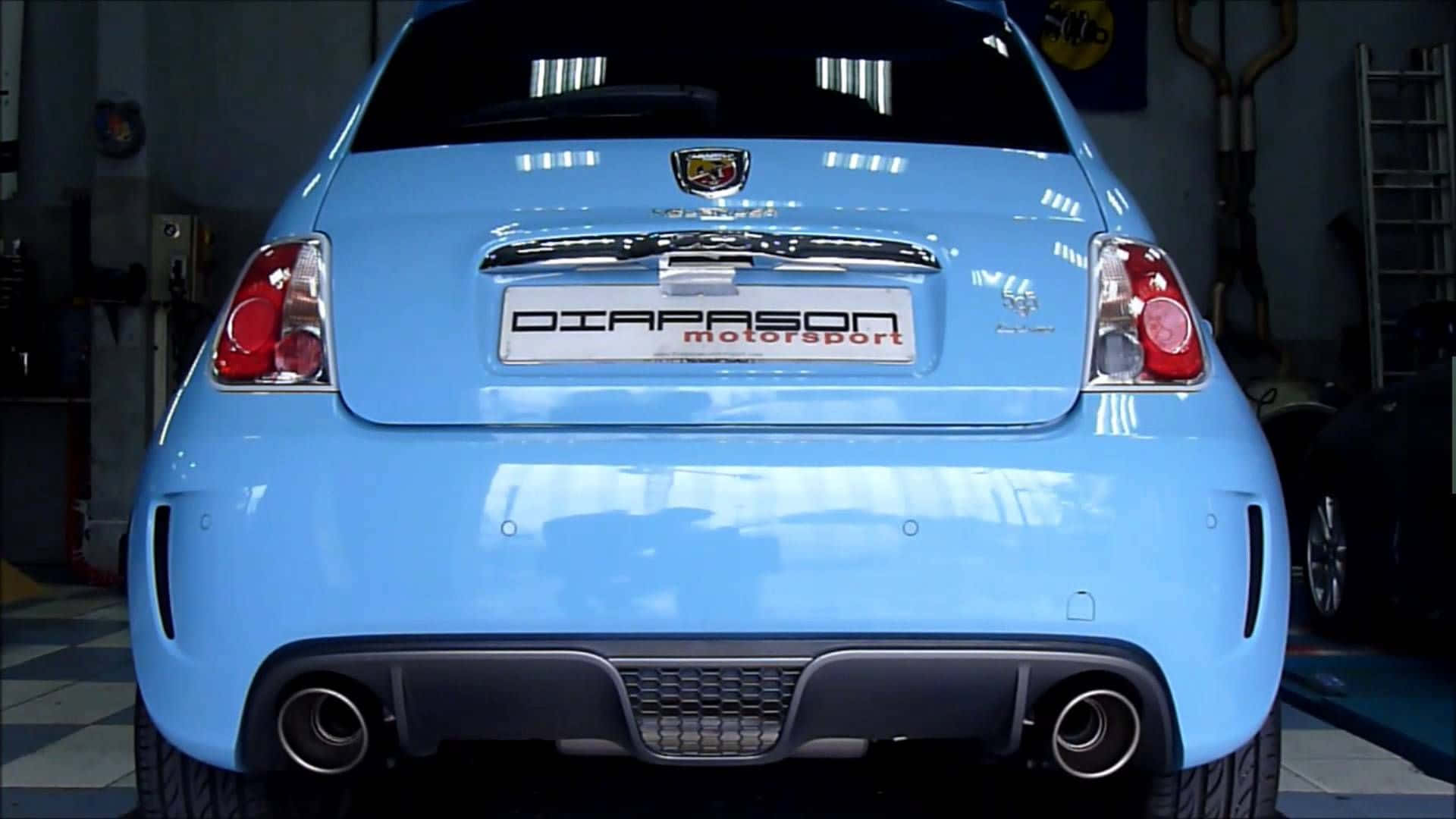 Abarth 695 - Power And Panache Combined Wallpaper