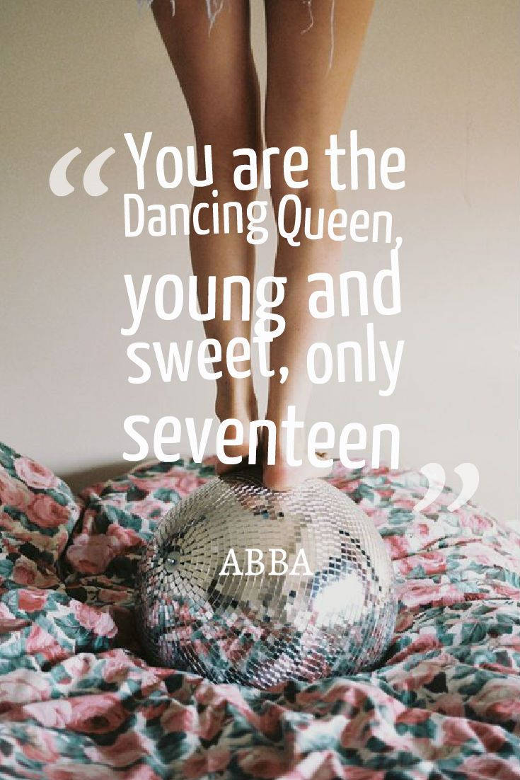 ABBA Dancing Queen Lyrics Wallpaper