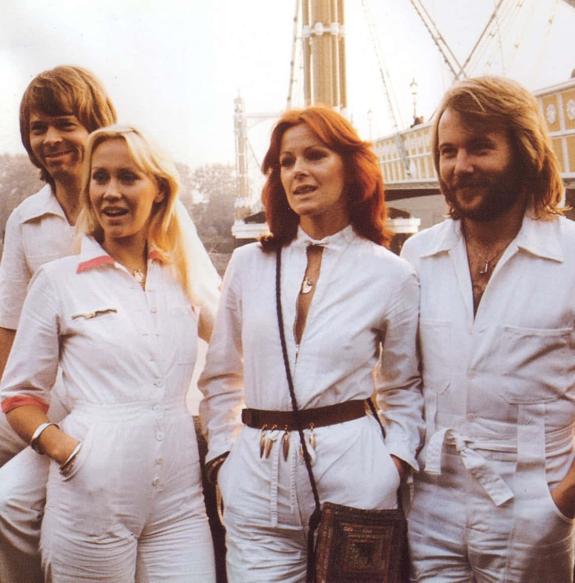 Group Photo of the Iconic Swedish Band ABBA