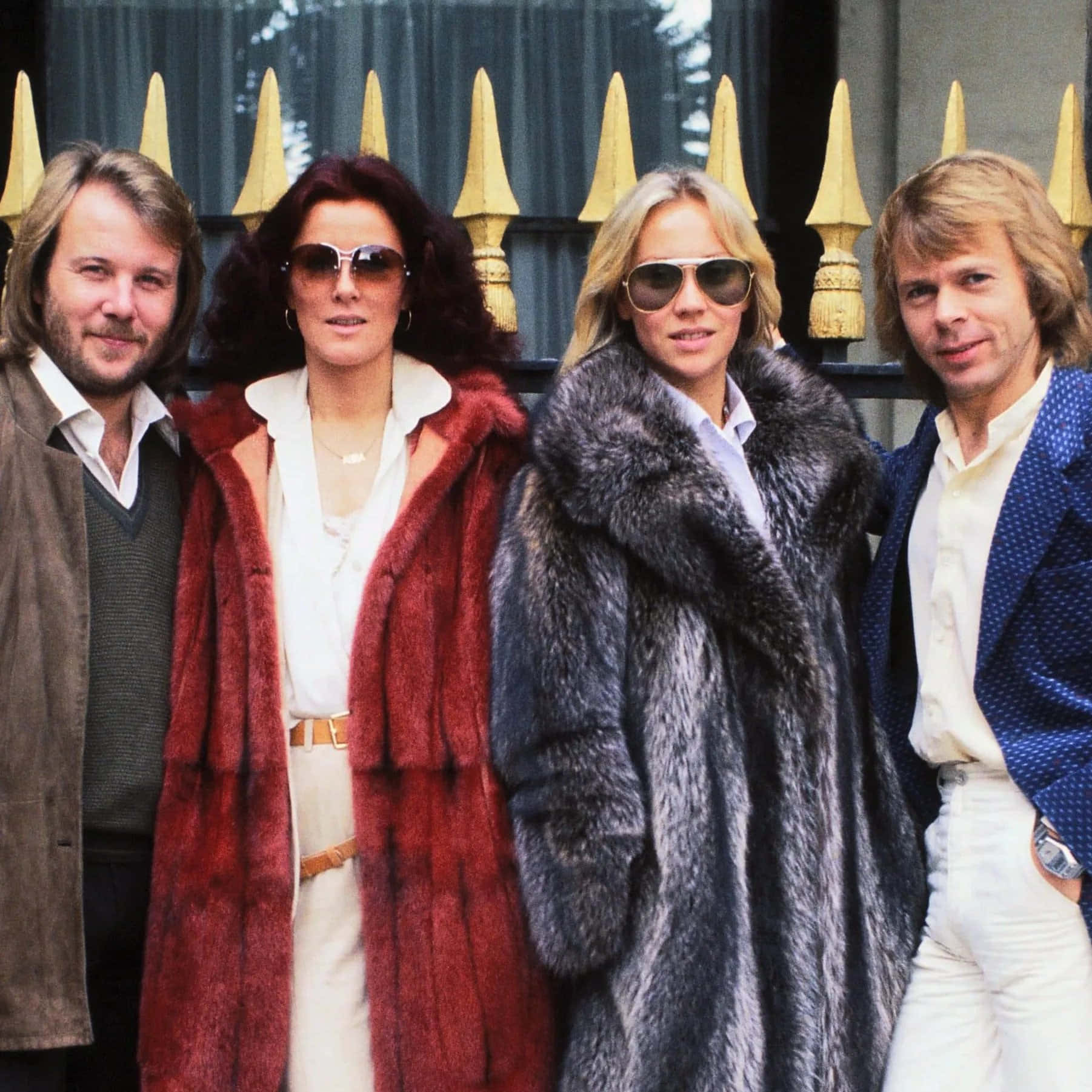 Swedish Band Abba Poses For the Camera