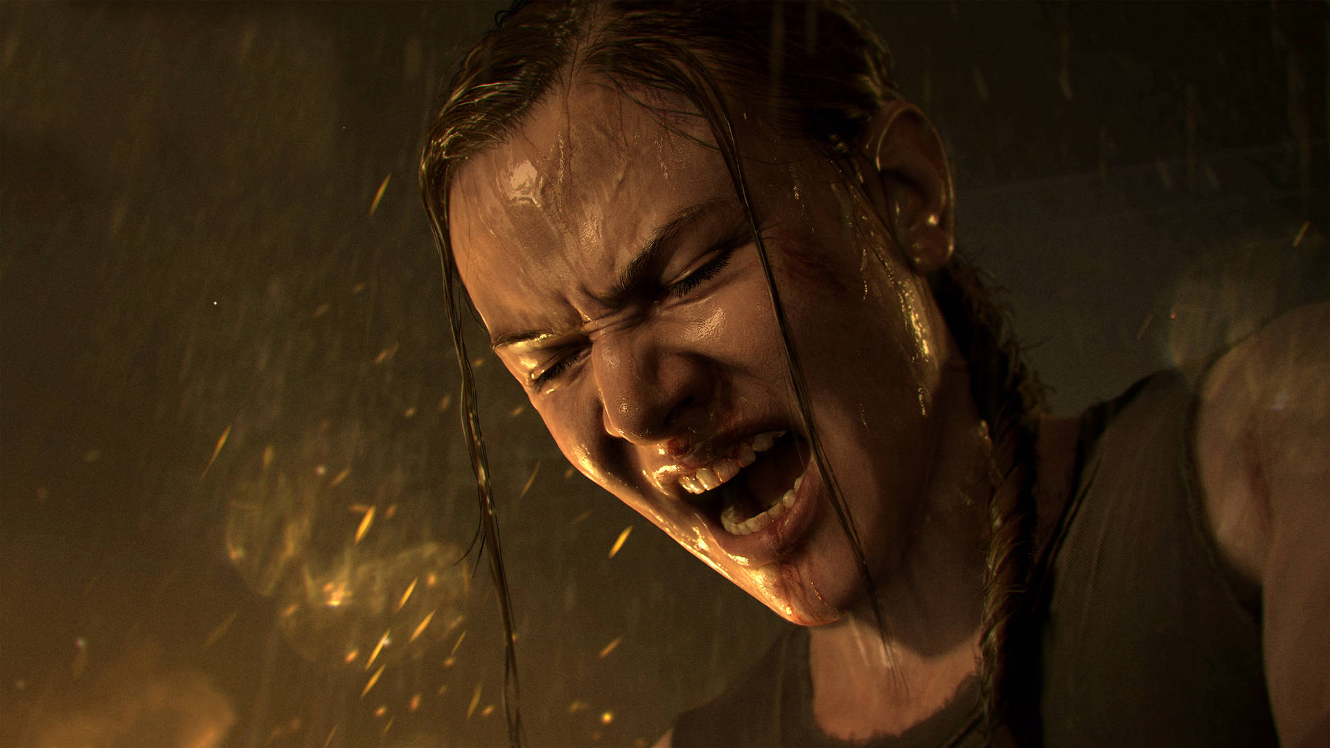 Abby Screaming In The Last Of Us 4K Wallpaper