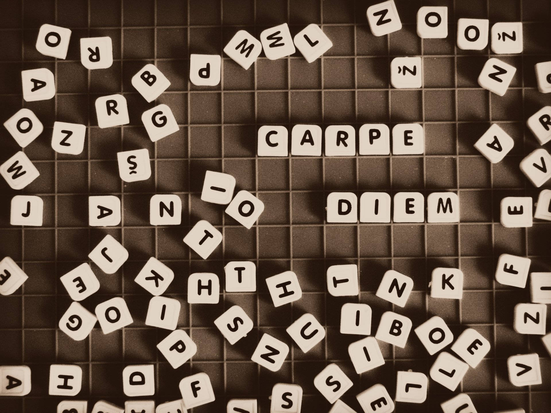 Abc Scrabble Letter Tiles Wallpaper