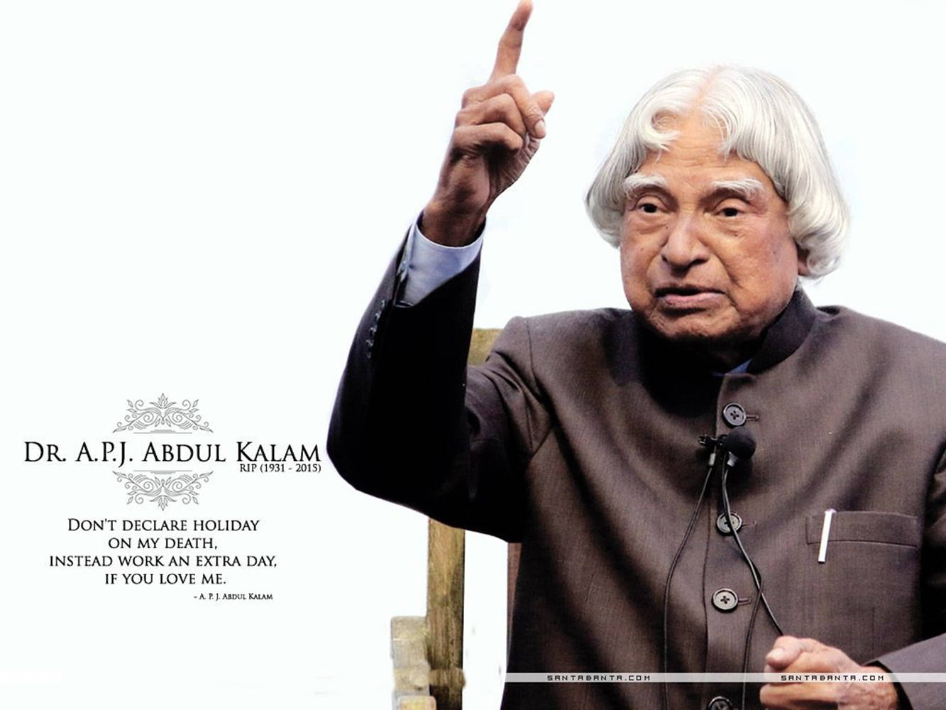 Abdul Kalam Hd Death Holiday Quote Wallpaper