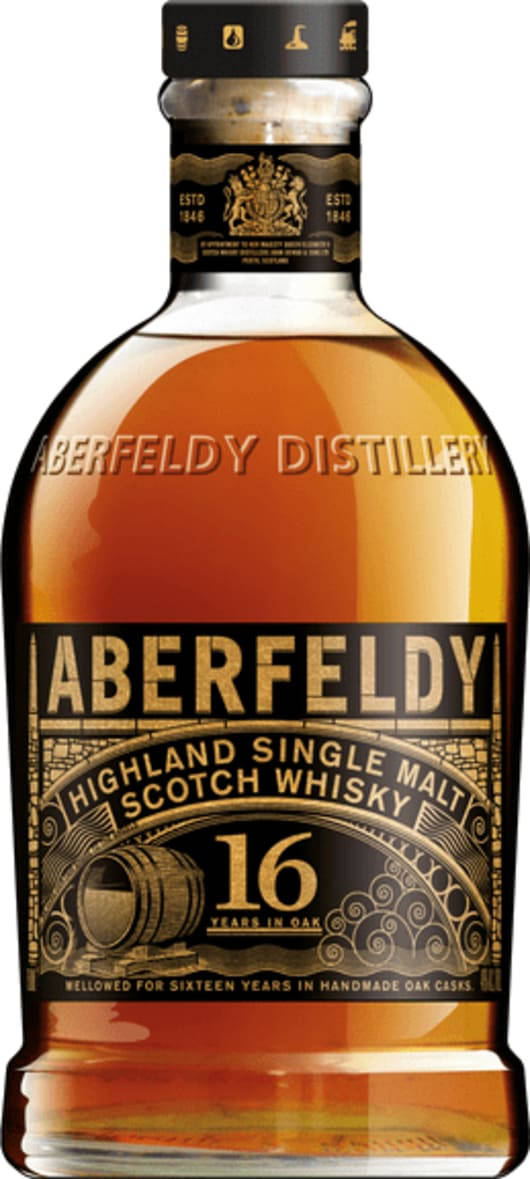 Aberfeldy 16 År Gammelt Enkelt Malt Skotsk Whisky Wallpaper