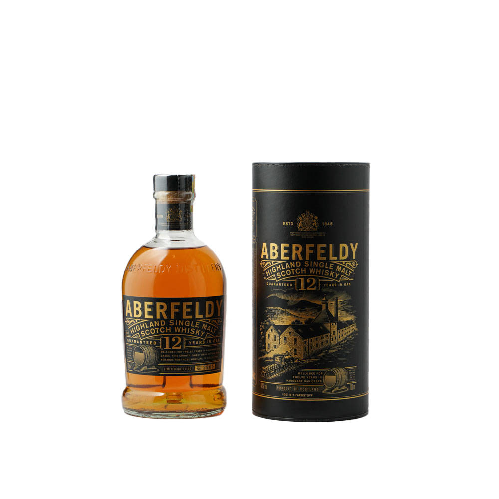 Aberfeldy Scotch Whisky 12 Års Tegninger Wallpaper
