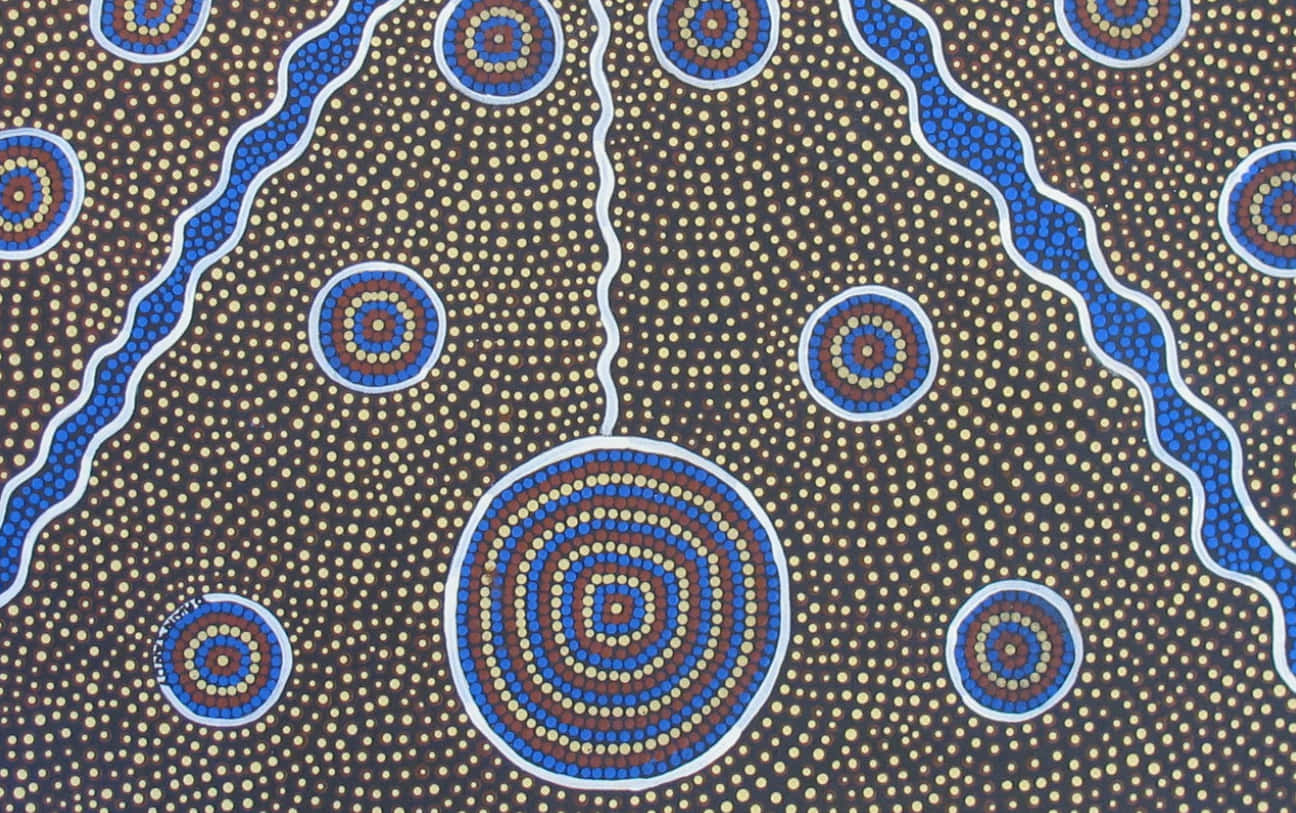 Enkonstnärlig Representation Av Aboriginalisk Kultur.