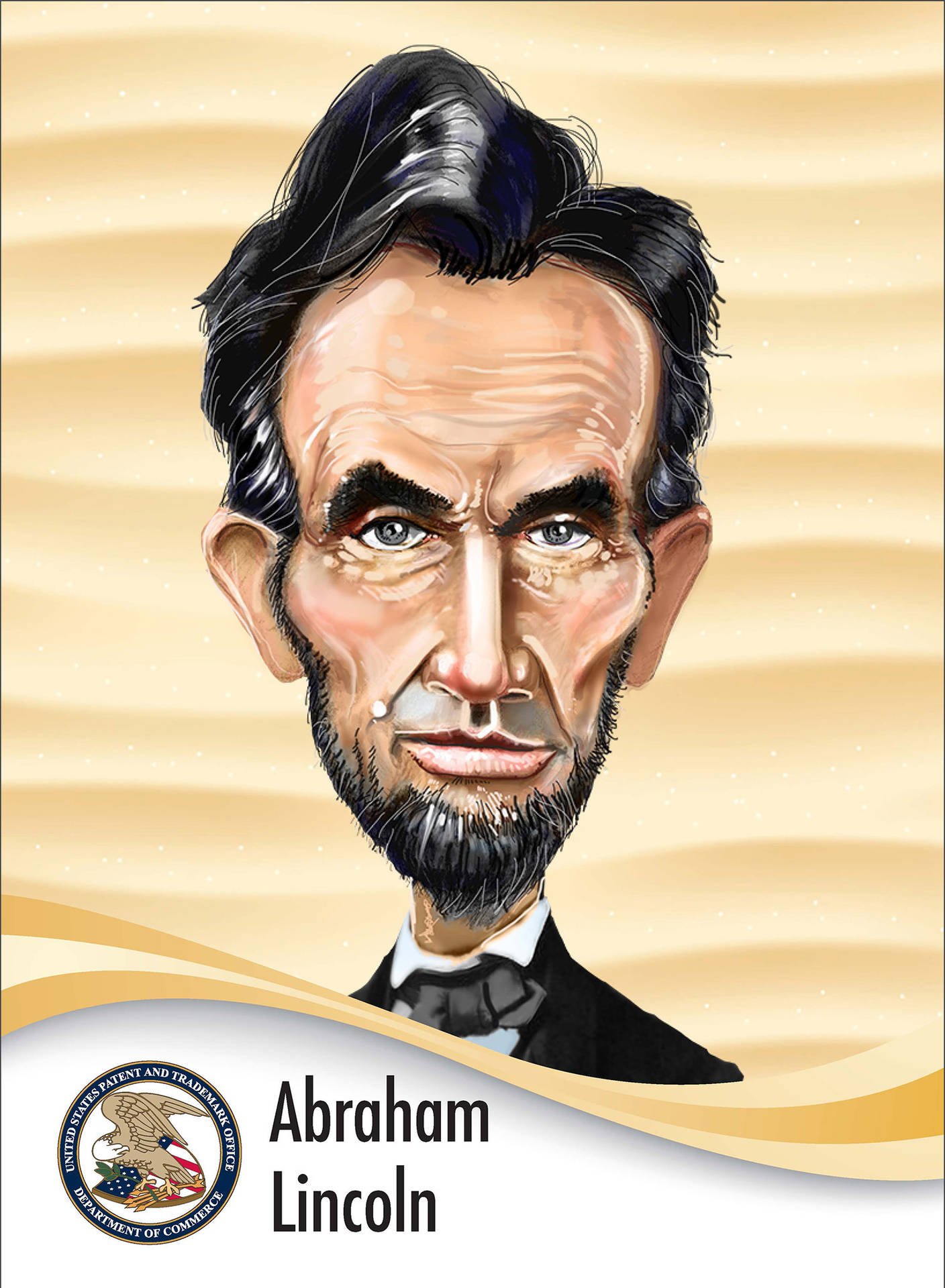 Abraham Lincoln Caricature Wallpaper