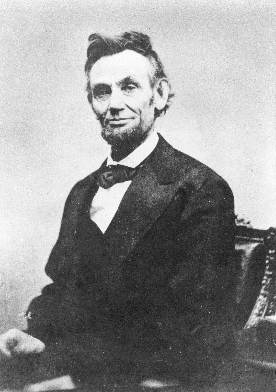 Abraham Lincoln In Gelatin Silver Print Wallpaper