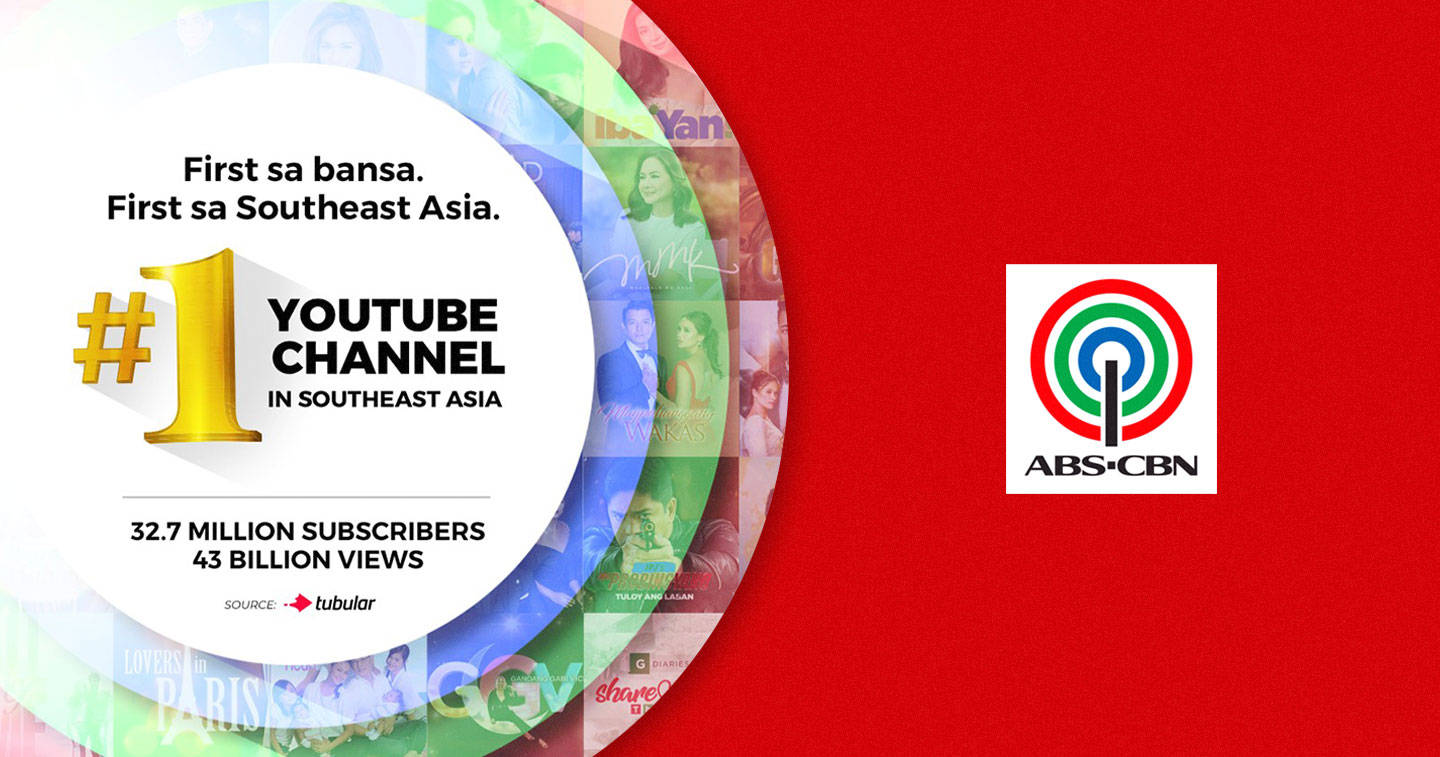 Abs-Cbn Entertainment Bags #1 YouTube Channel Wallpaper