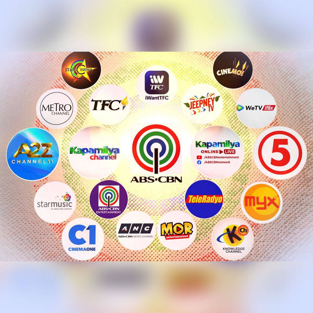 Caption: "The prominent ABS-CBN Entertainment logo in high definition" Wallpaper