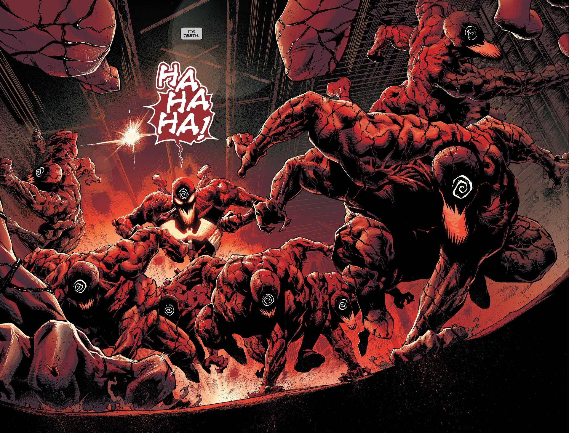 Absolutcarnage 4k Symbiote Armé Wallpaper