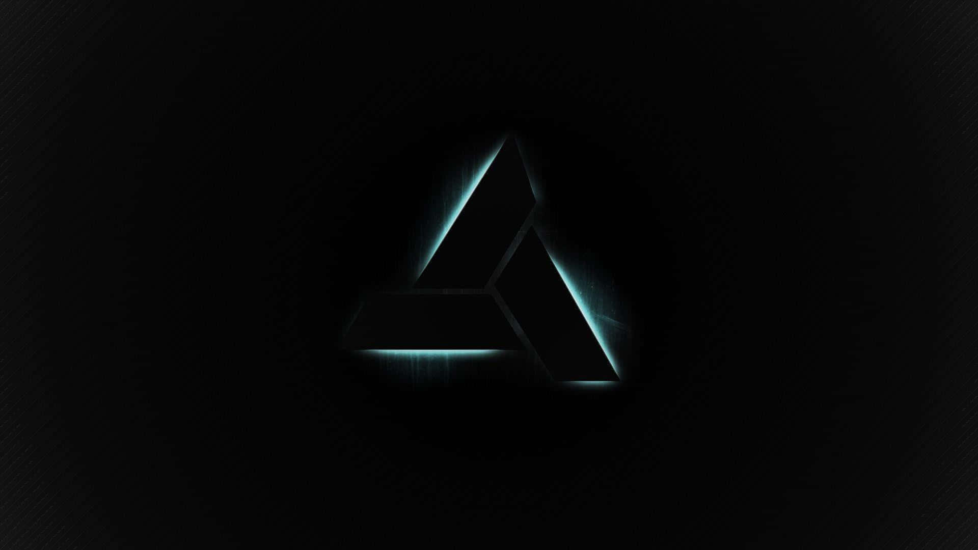 Abstergo Industries Logo on a Futuristic Background Wallpaper