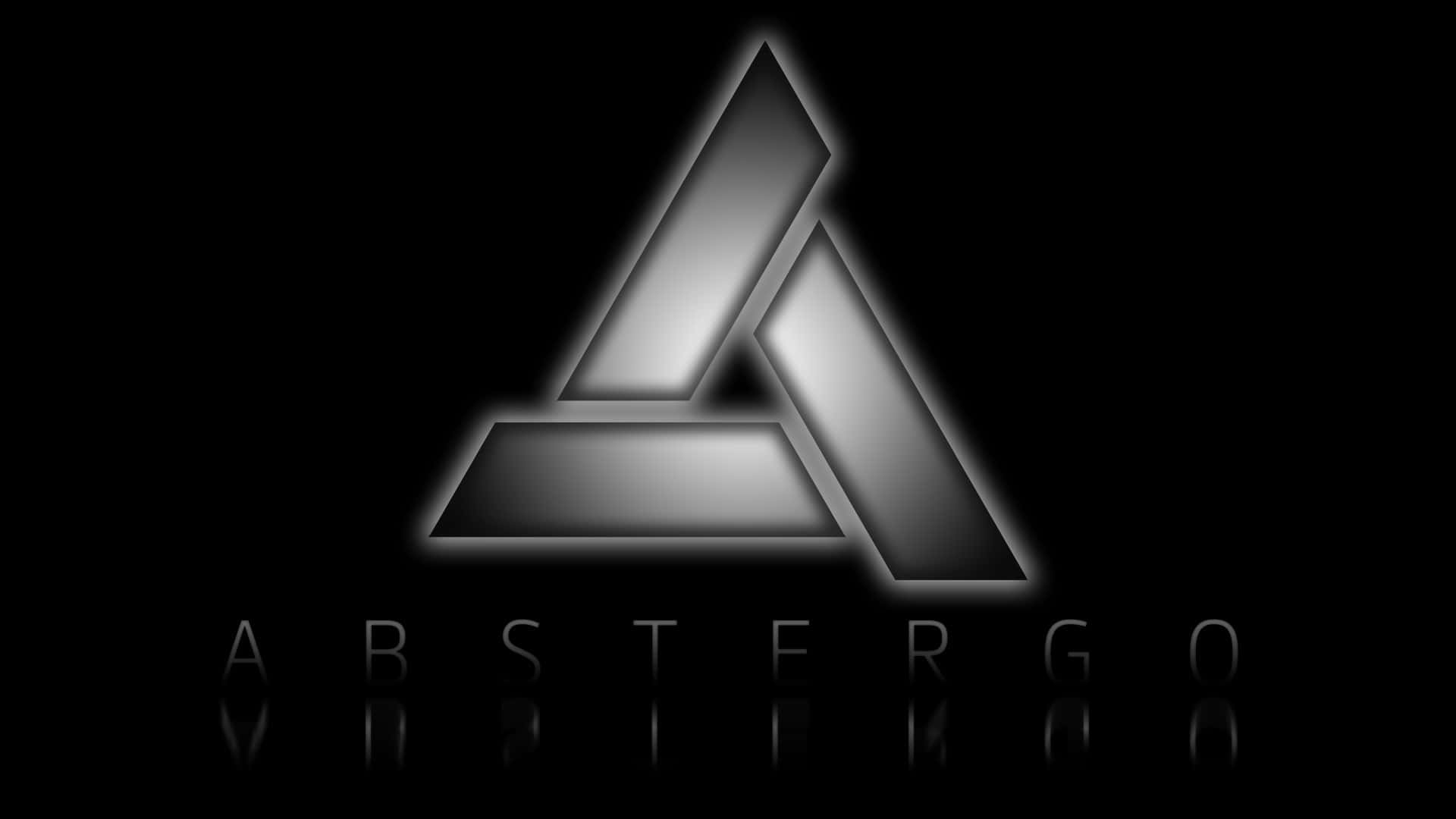 Caption: Abstergo Industries Futuristic Logo Wallpaper