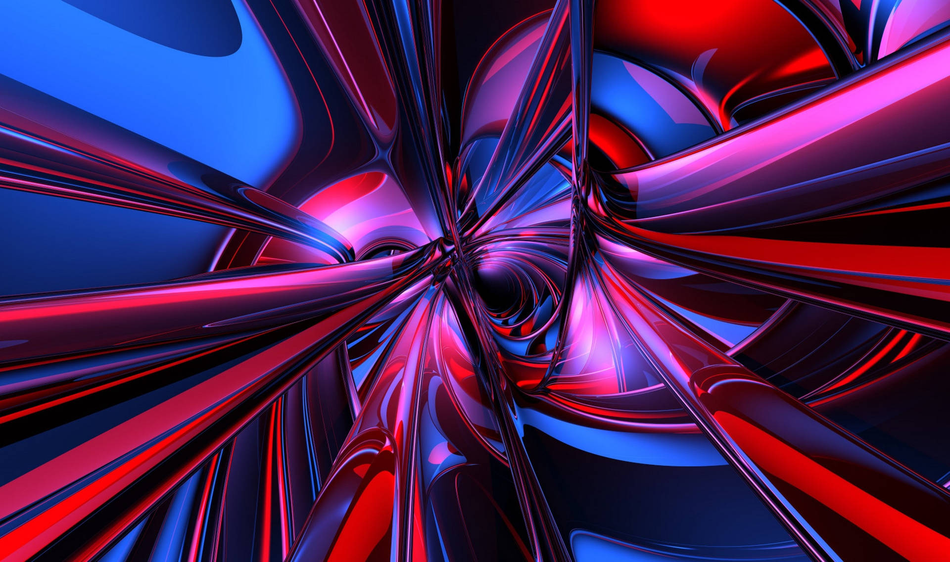 Abstract 3d Colorful Lines