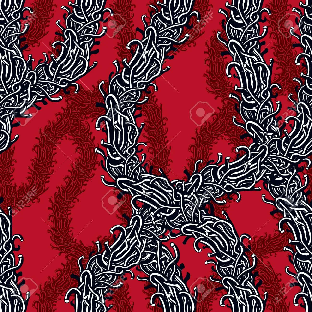 Abstract Antler Pattern Background Wallpaper