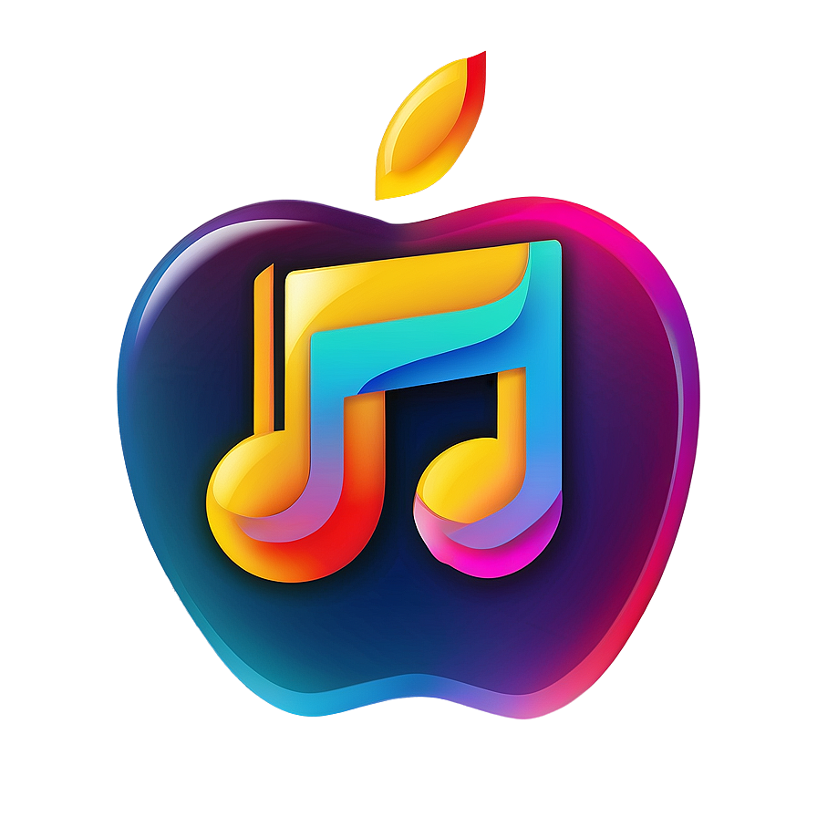 Abstract Apple Music Logo Png 05252024 PNG