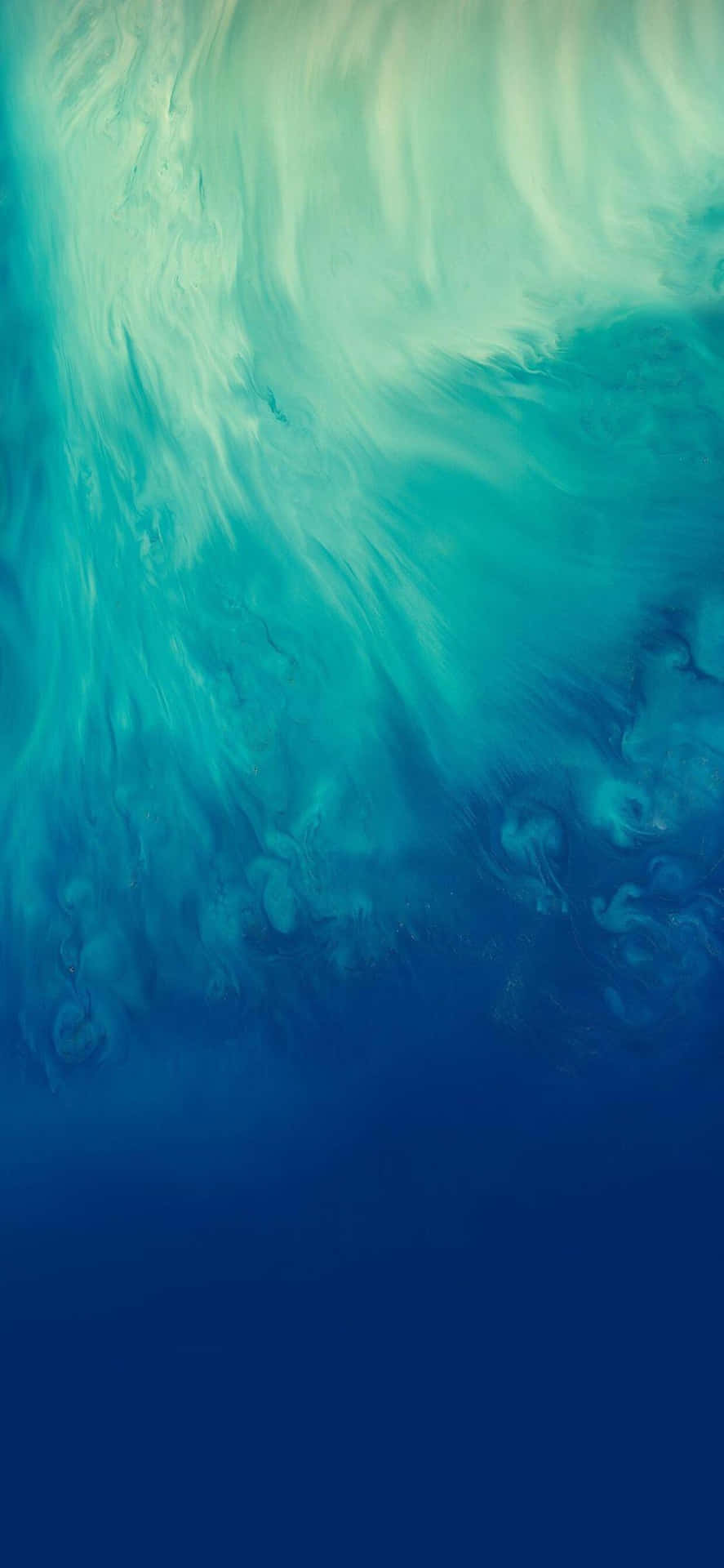 Abstract Aqua Waves Texture Wallpaper