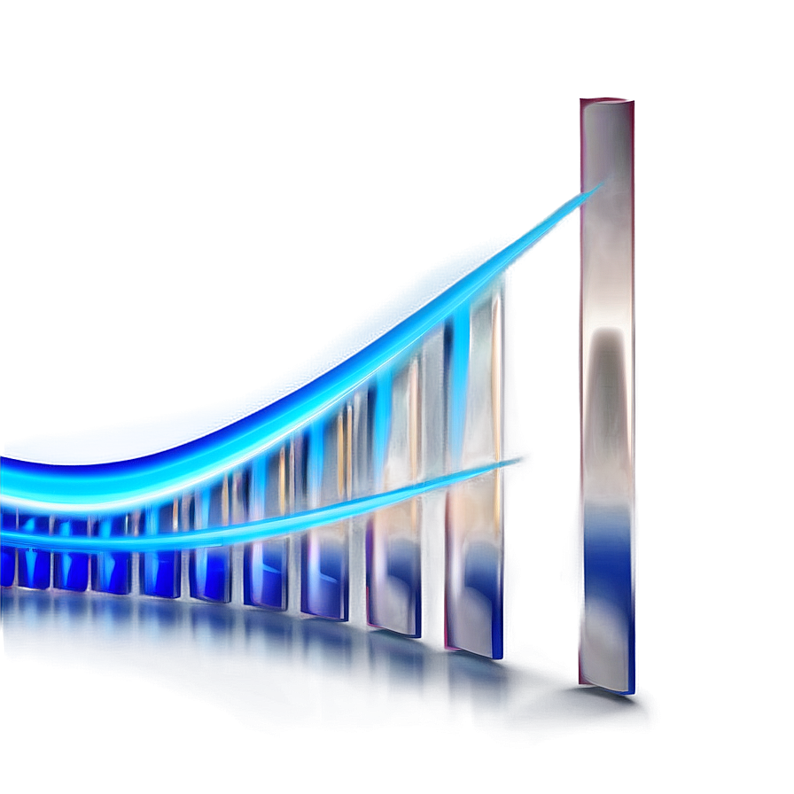 Abstract Architecture Blue Light Vector PNG