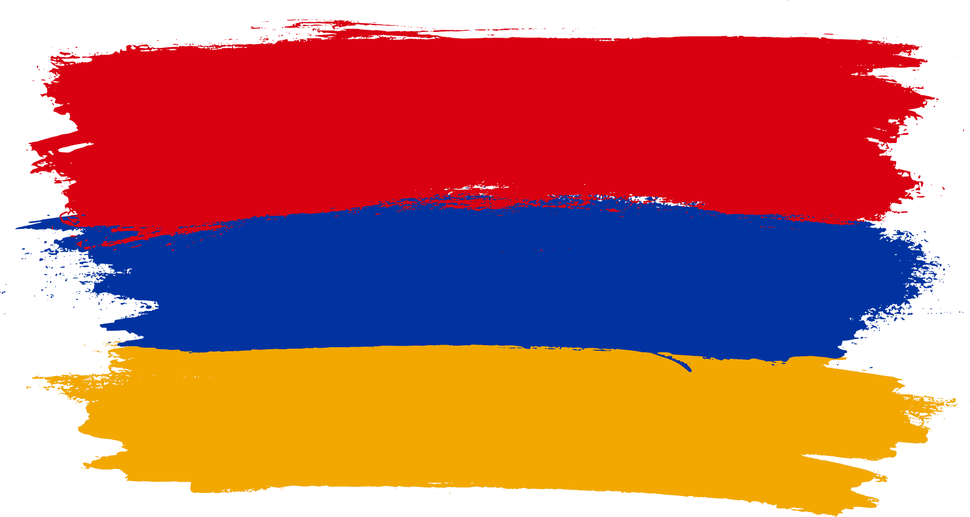 Abstract Armenian Flag Painting PNG