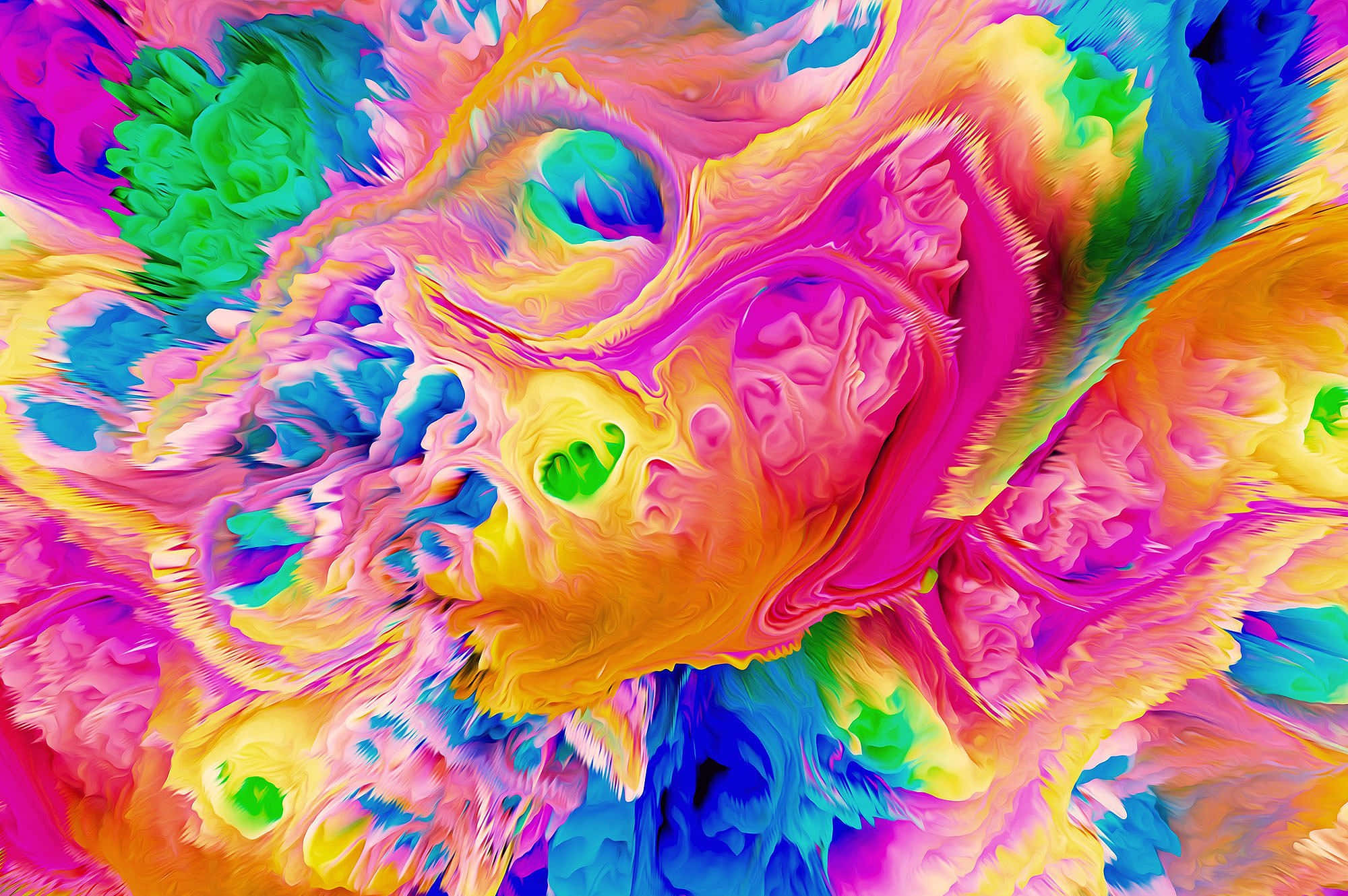 Vibrant Abstract Art Background