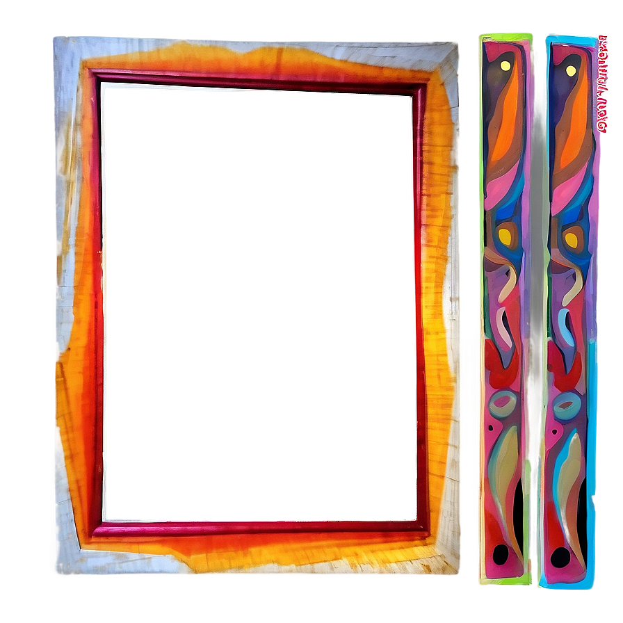 Abstract Art Frame Design Png 50 PNG