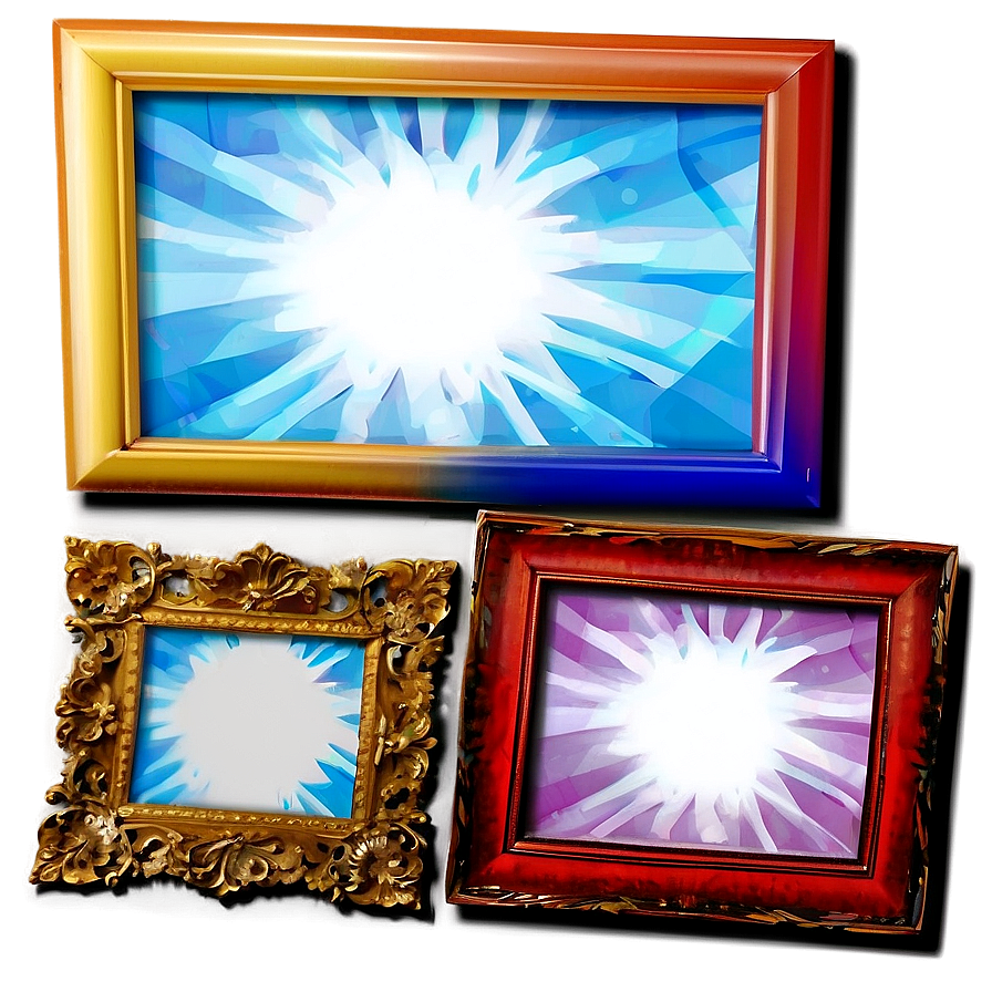 Abstract Art Frame Design Png 54 PNG