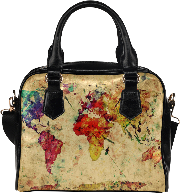 Abstract Art Handbag PNG