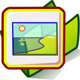 Abstract Art Icon Frame PNG