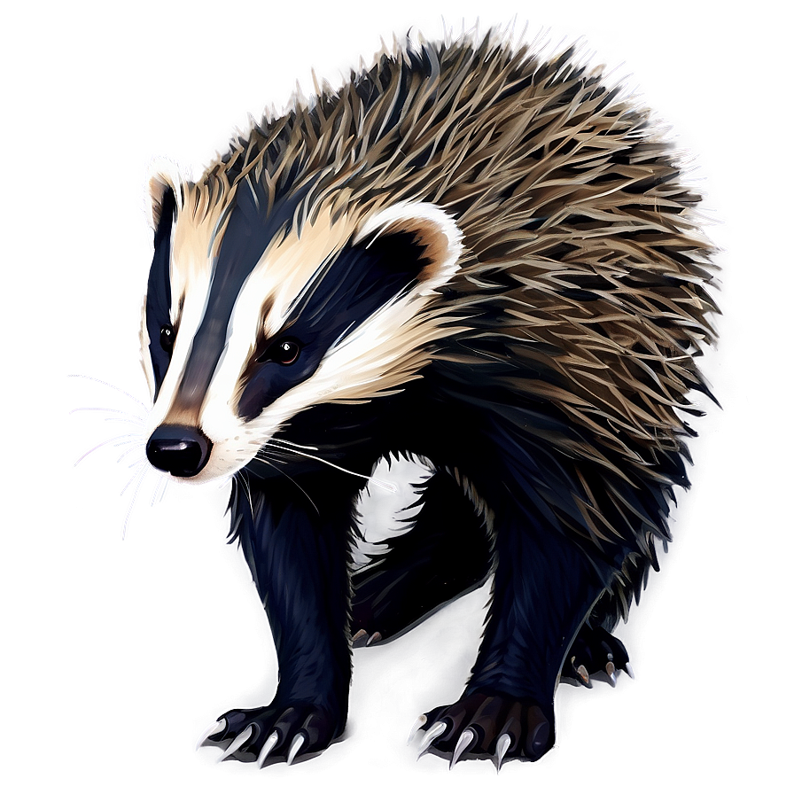 Abstract Badger Design Png Amc PNG