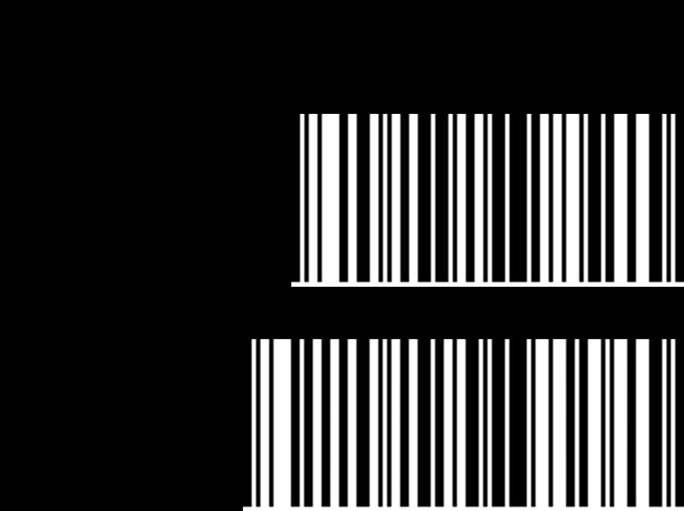 Abstract Barcode Design PNG