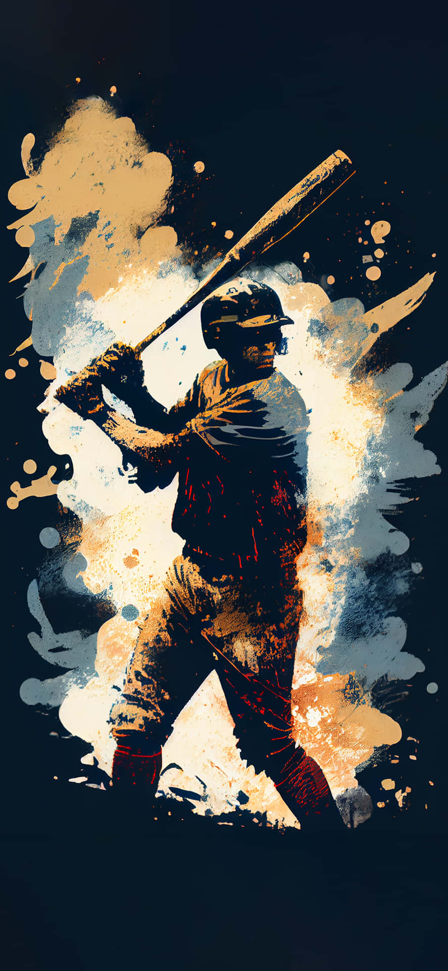 Abstract_ Baseball_ Batter_ Artwork.jpg Wallpaper
