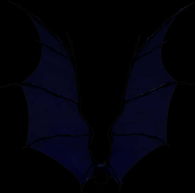 Abstract Bat Wings Silhouette PNG