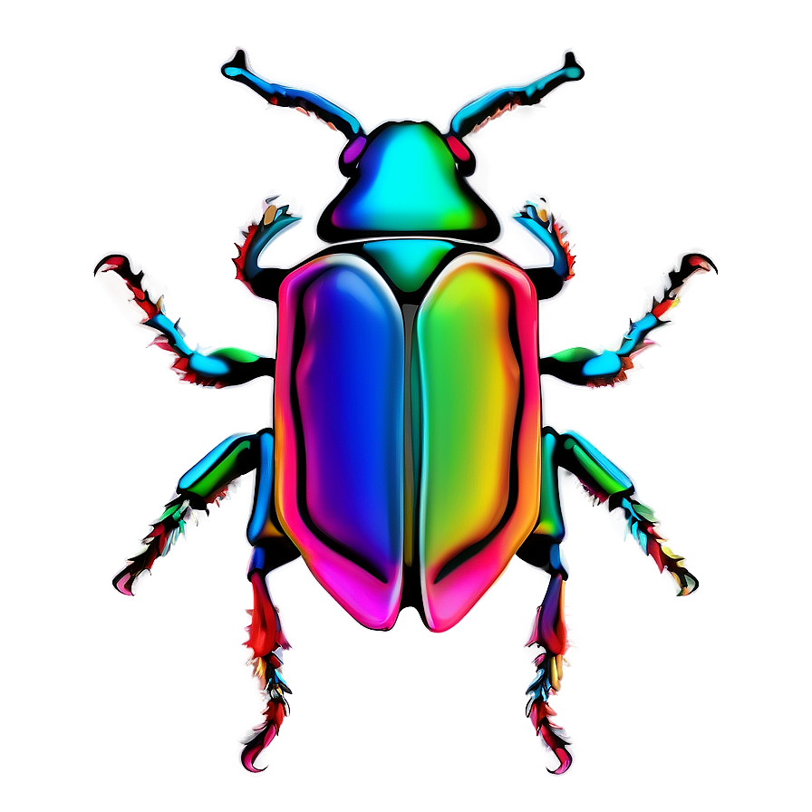 Abstract Beetle Design Png 05242024 PNG