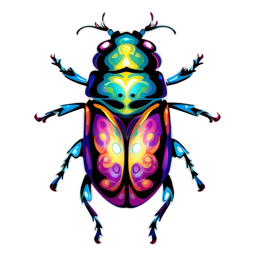 Abstract Beetle Design Png Cde PNG