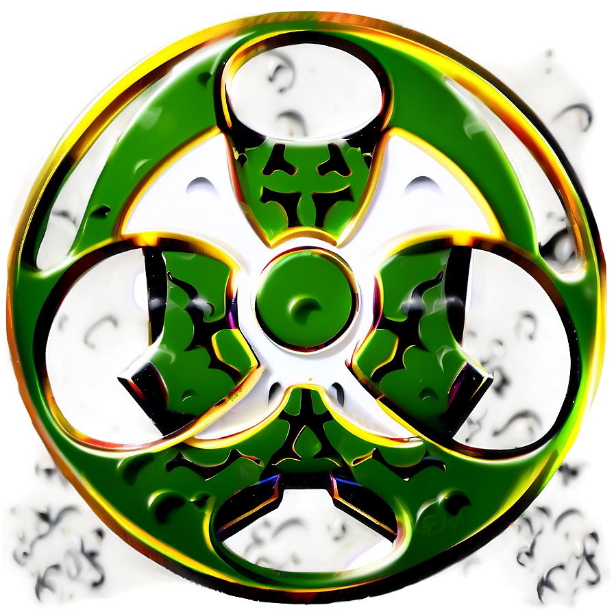 Abstract Biohazard Symbols Png 06202024 PNG